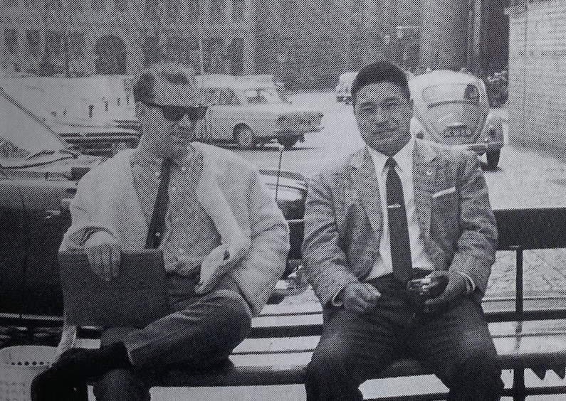 Bura sensei og Watanabe sensei 1964