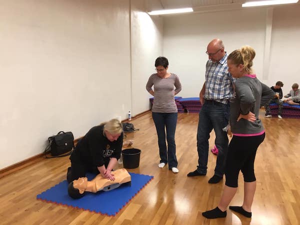 Førstehjælp i Taifu Karate Dojo 5